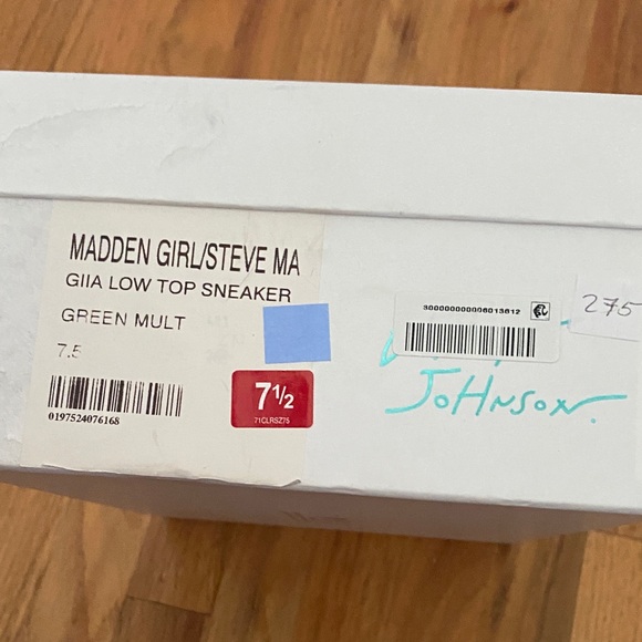 Green Suede Like Retro Runner Sneakers by Madden Girl - Picture 6 of 6